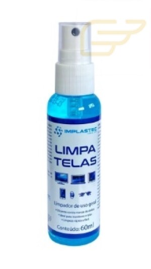 LIMPA TELAS CLEAN BLISTER 60ML IMPLASTEC PALT0030
