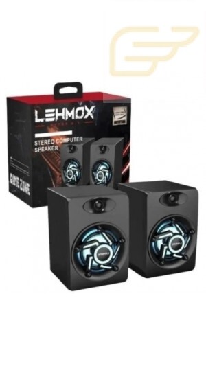 CAIXA DE SOM GAMER HYPER STEREO COMPUTER SPEAKER LEHMOX GT-S1