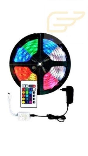 FITA DE LED RGB 5 METROS COM CONTROLE LEHMOX LEY-2102
