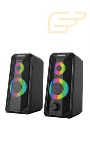 CAIXA DE SOM STEREO ELECTRONIC SPORTS SPEAKER RGB LIGHT LEHMOX GT-S5
