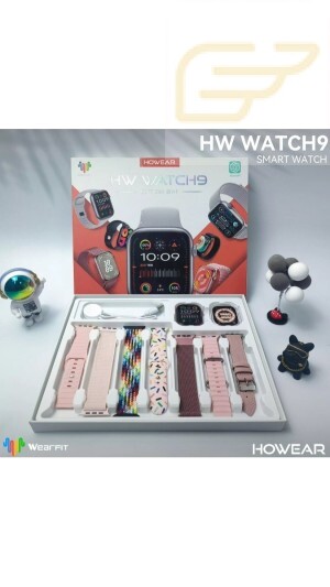 RELOGIO SMARTWATCH INTELIGENTE HW WATCH 9 49 MM COM 7 PULSEIRAS