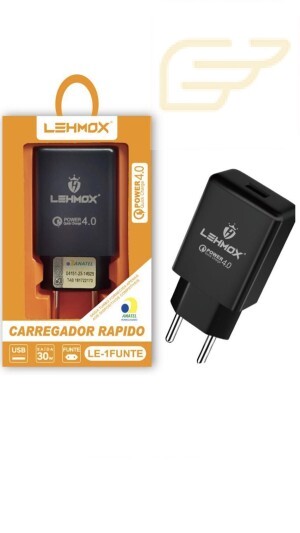 CARREGADOR RAPIDO 4.0 LE-1FUNTE