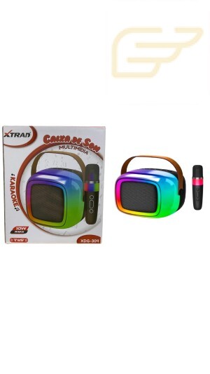 CAIXA DE SOM MULTIMIDIA KARAOKE XTRAD XDG-304
