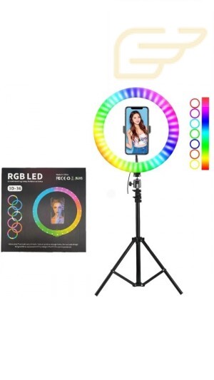 RING LIGHT COLORIDA RGB LED 3D-36