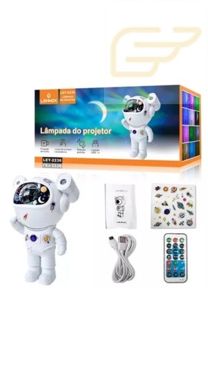 PROJETOR ASTRONAUTA DE ESTRELAS LEHMOX LEY-2236