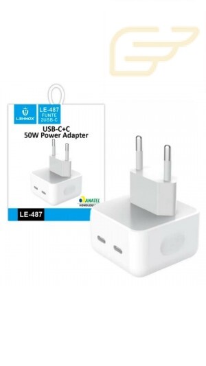 FONTE TIPO C 50W COM DUAS ENTRADAS LEHMOX LE-487