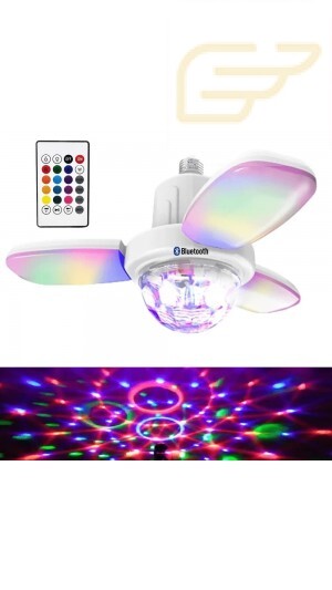 LAMPADA CAIXA DE SOM BLUETOOTH RGB LEHMOX LEY-2156