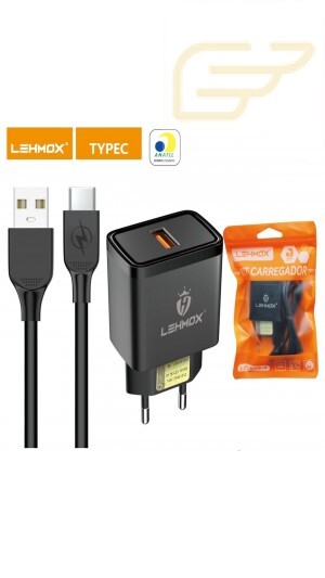CARREGADOR USB TIPO C 3.1A LEHMOX LE-519-4