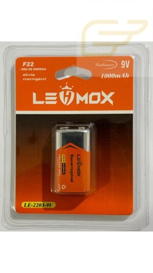 BATERIA RECARREGAVEL 9V 1000MAH LEHMOX LE-2203-9V