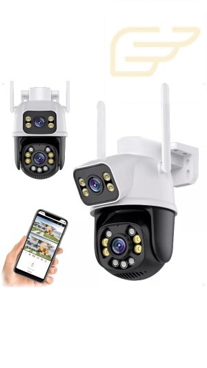 CAMERA WIFI LENTE DUPLA A PROVA DE AGUA IJACK A33