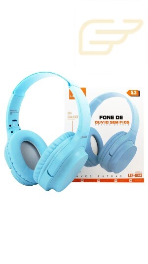 FONE DE OUVIDO SEM FIO DOBRAVEL LEHMOX LEF-1023