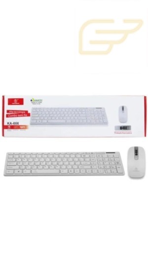 KIT MOUSE E TECLADO SEM FIO KAPBOM KA-666