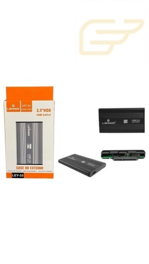 CASE EXTERNO PARA HD SATA 2.5 USB 2.0 LEHMOX LEY-33