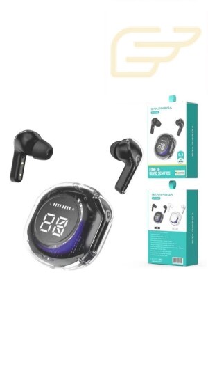 FONE DE OUVIDO BLUETOOTH 5.3 TRANSPARENTE STARMEGA ST-159A