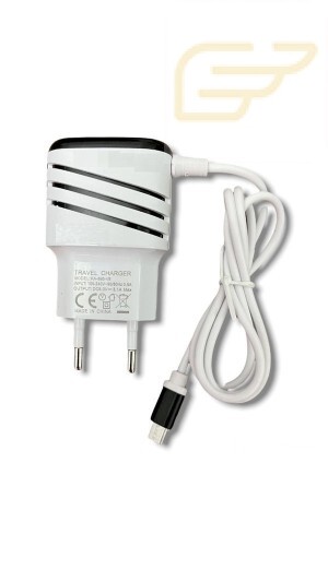 CARREGADOR TURBO V8 3.6A COM 2 PORTAS USB KAPBOM KA-393-V8