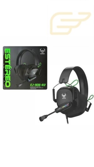 FONE GAMER HEADSET VERDE EJ-906-53