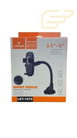 SUPORTE VEICULAR UNIVERSAL LEHMOX LEY-1670