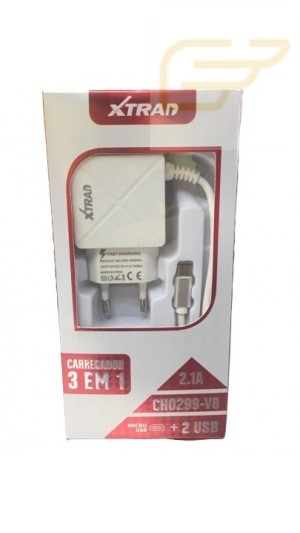 CARREGADOR PARA CELULAR 3 EM 1 XTRAD CH0299-V8