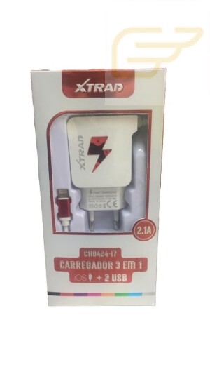 CARREGADOR PARA CELULAR 3 EM 1 XTRAD LIGHTNING CH 0424-I7